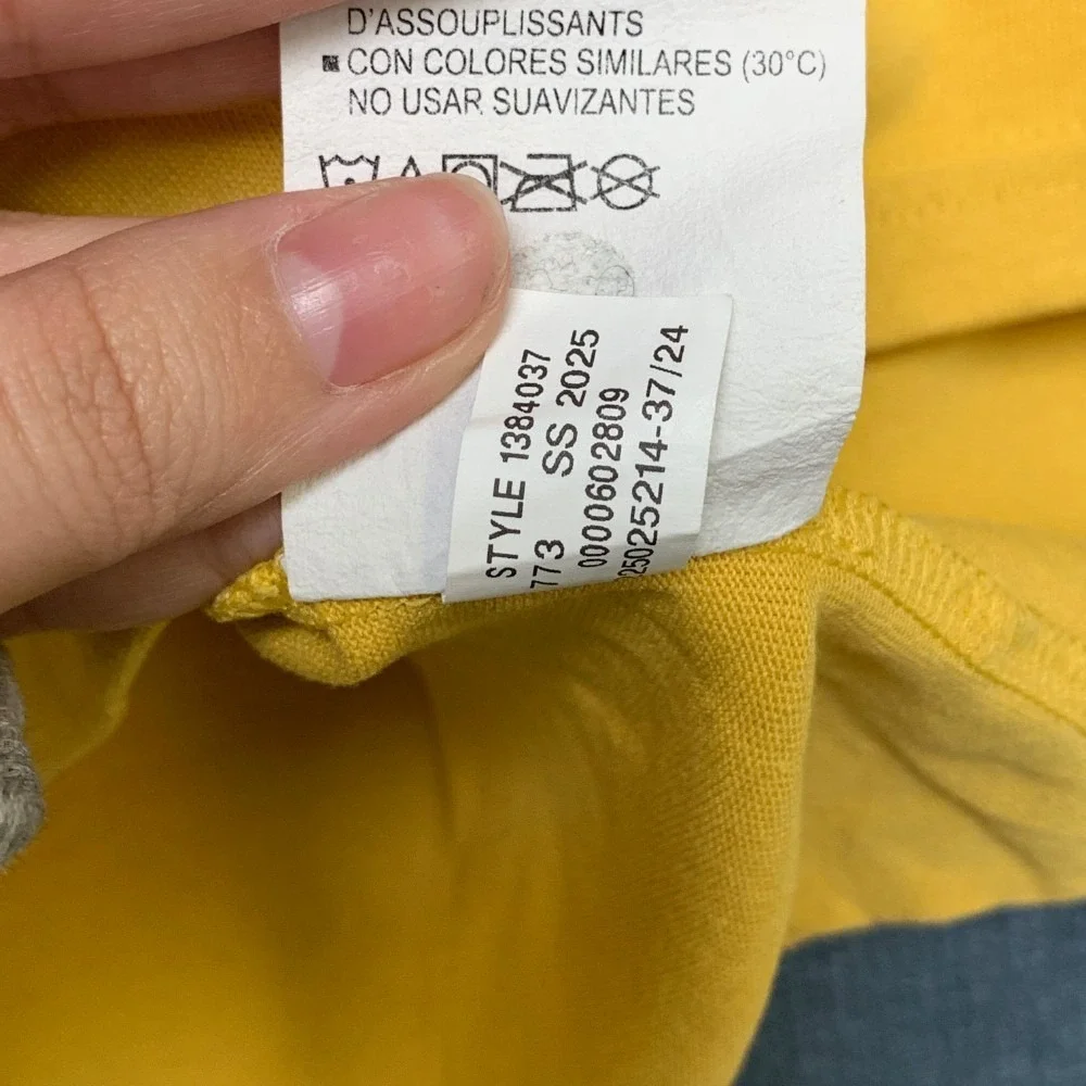 Under Armour T Shirt Men Large Yellow Loose Fit Logo Cotton Running Sportswear